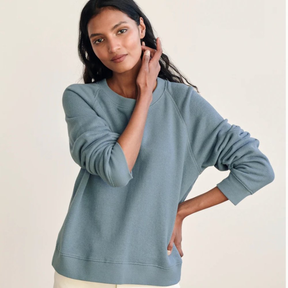 Jenni Kayne - Saturday Sweatshirt - XS  - Petrol
